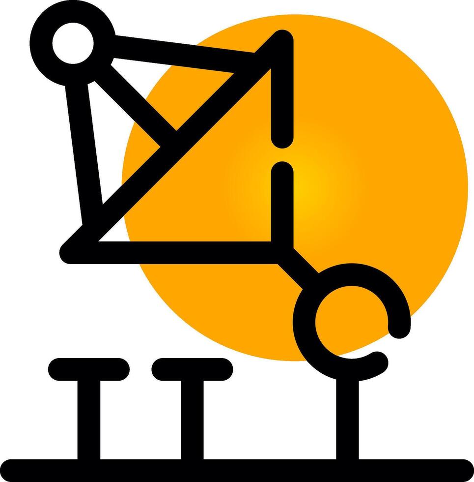 conception d'icône créative radar vecteur