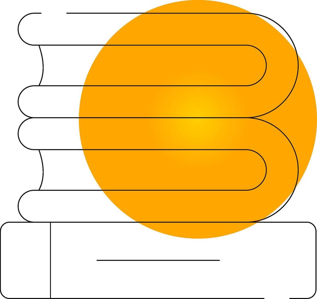 ligne cercle pente conception vecteur