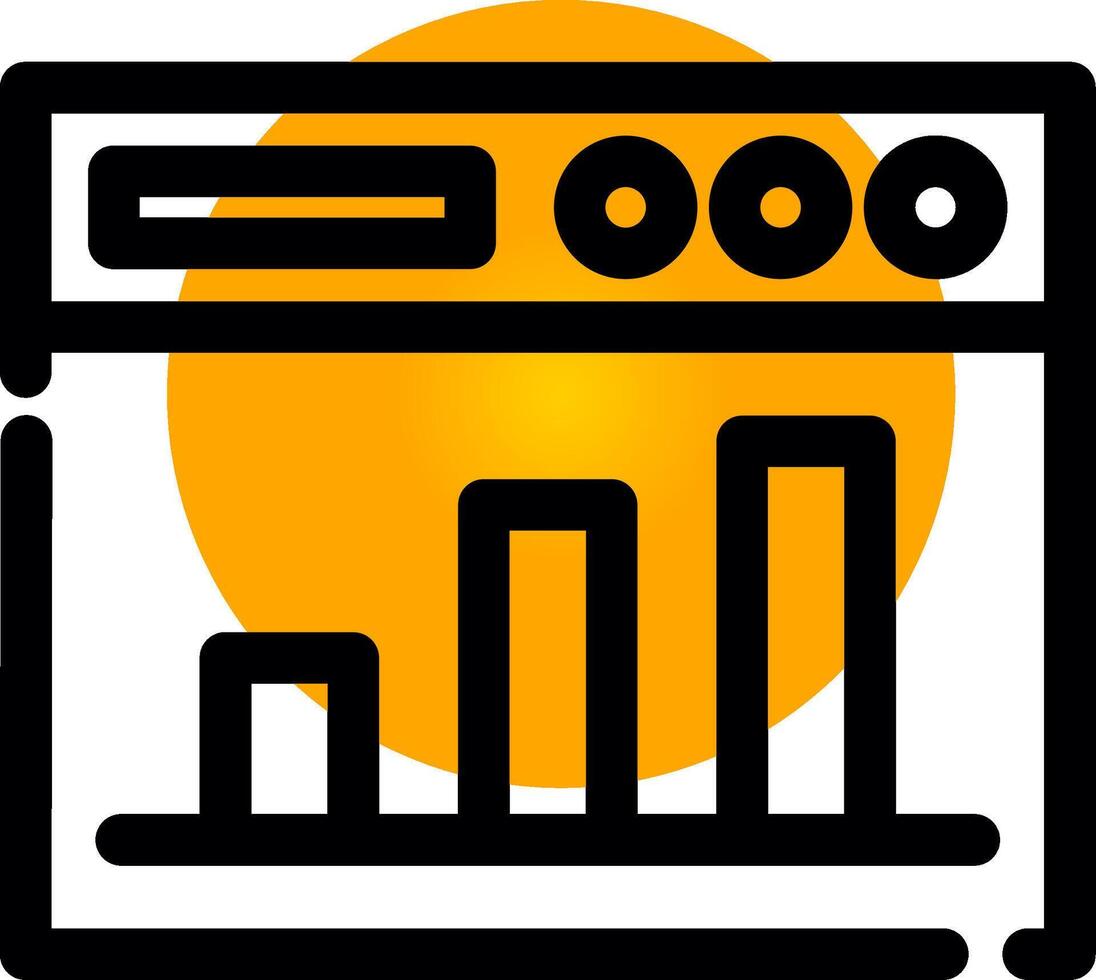 conception d'icône créative d'analyse vecteur