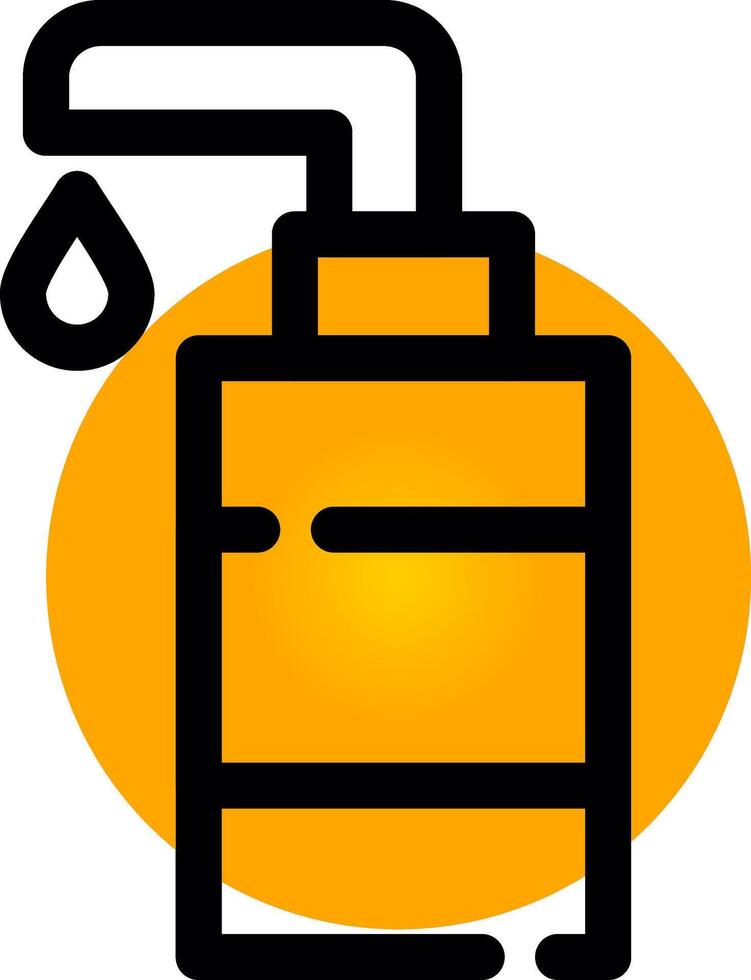 conception d'icône créative de lotion vecteur