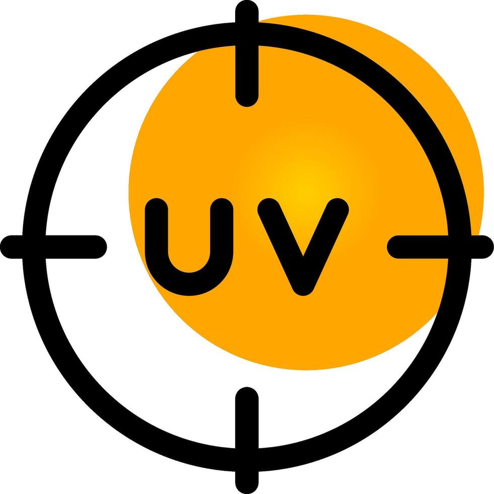 conception d'icône créative uv vecteur