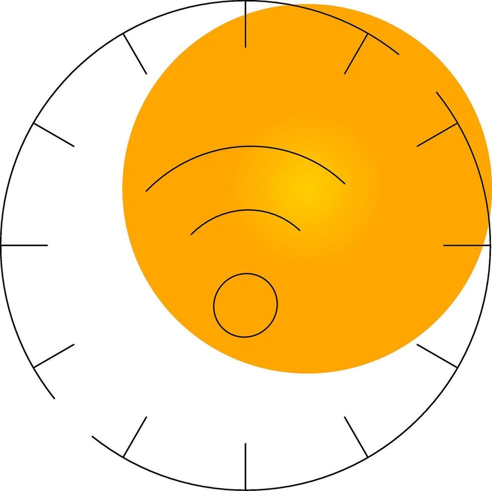 intelligent l'horloge Créatif icône conception vecteur