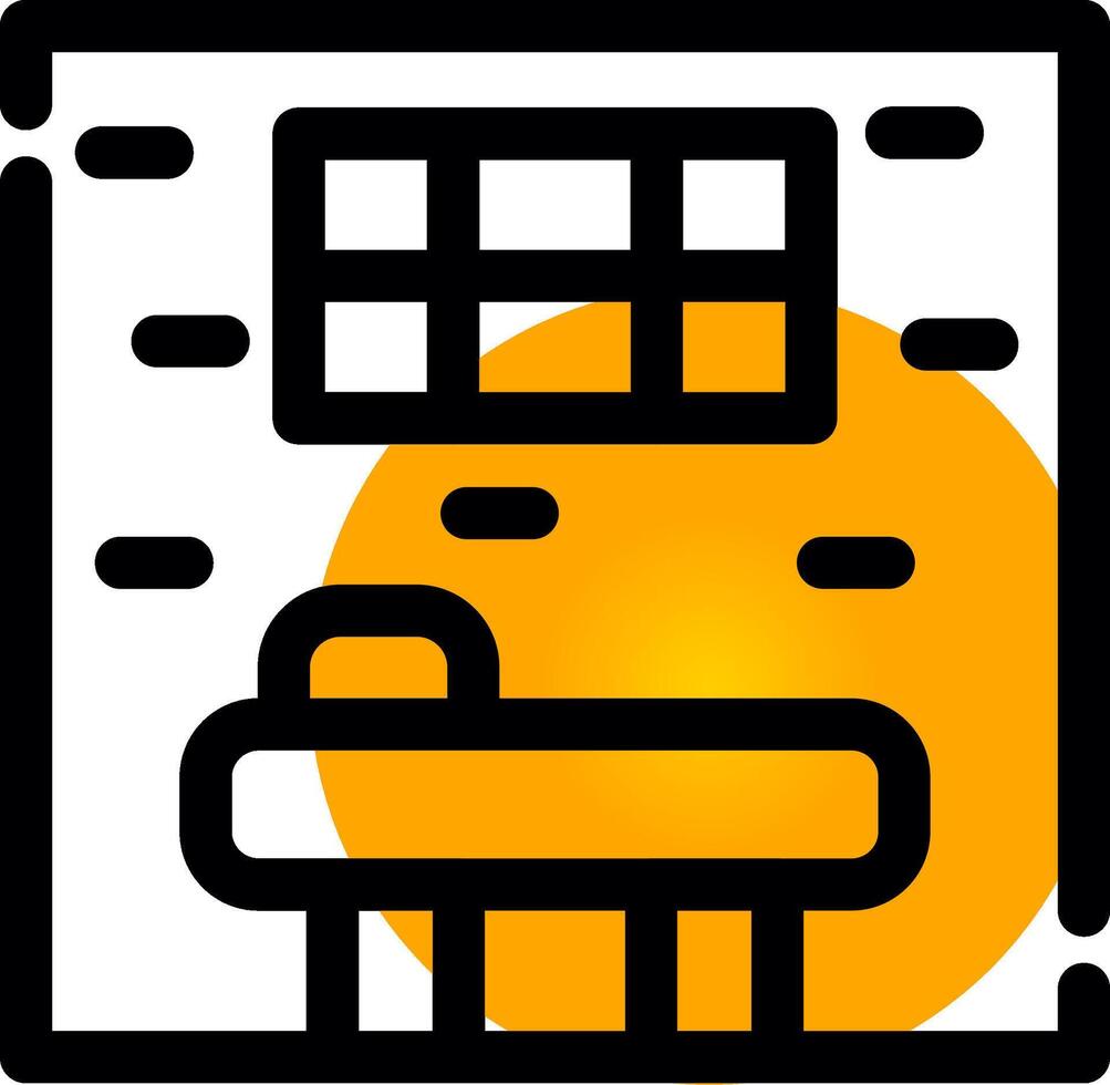 conception d'icône créative de cellule de prison vecteur