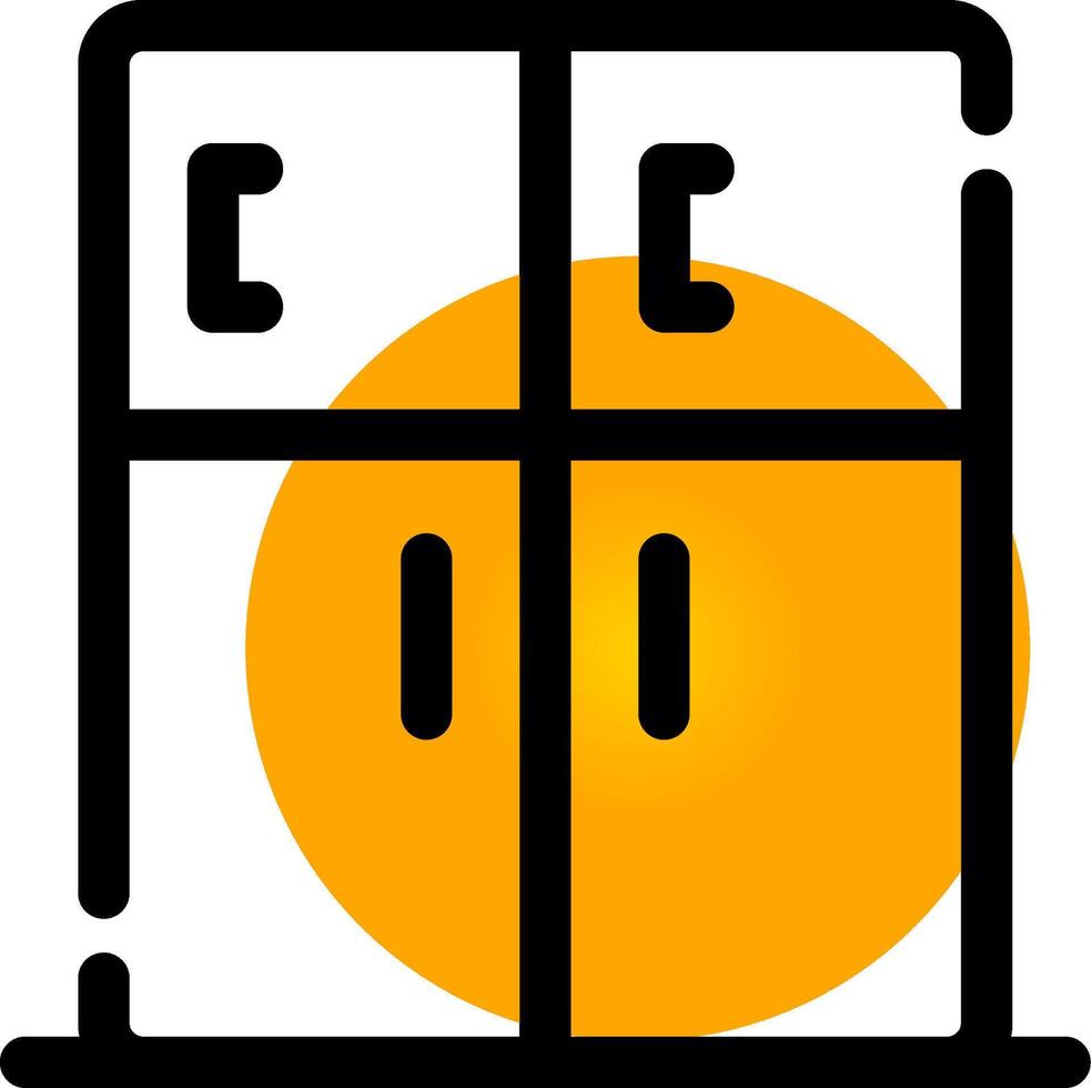 conception d'icône créative de réfrigérateur vecteur