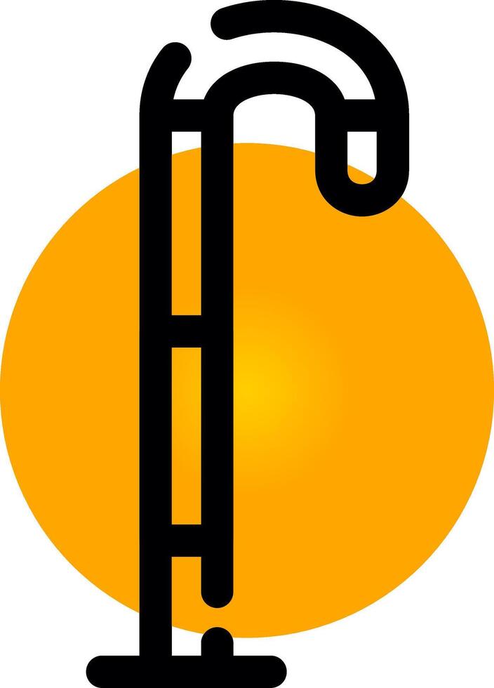 conception d'icône créative de bâton vecteur