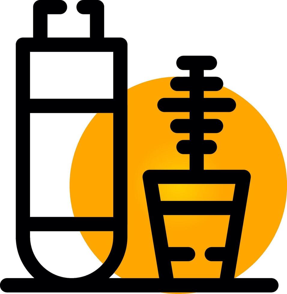 conception d'icône créative mascara vecteur