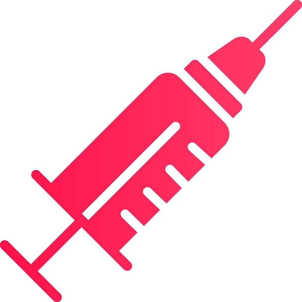 aiguille et seringue Créatif icône conception vecteur