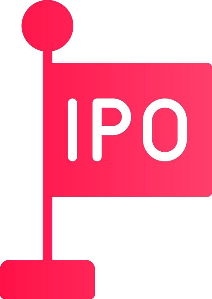 ipo Créatif icône conception vecteur