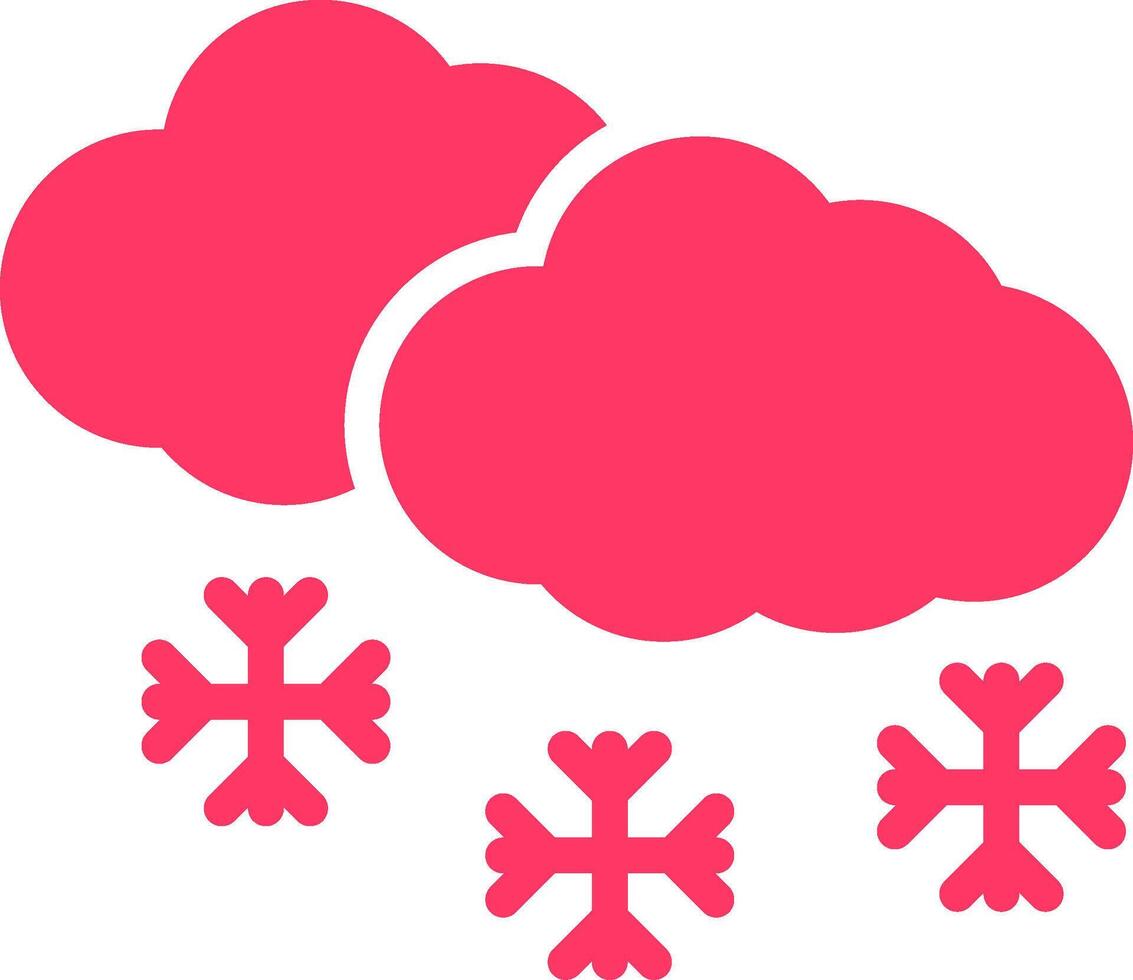 conception d'icônes créatives de neige vecteur
