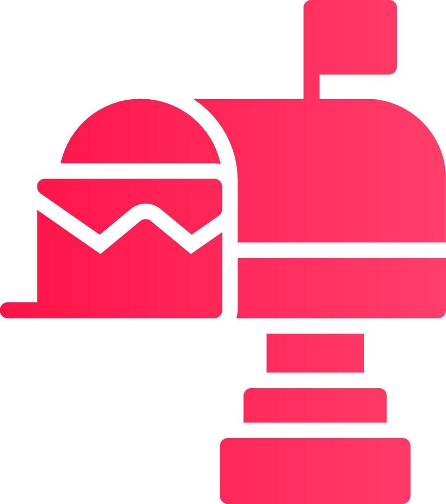 conception d'icône créative de boîte aux lettres vecteur