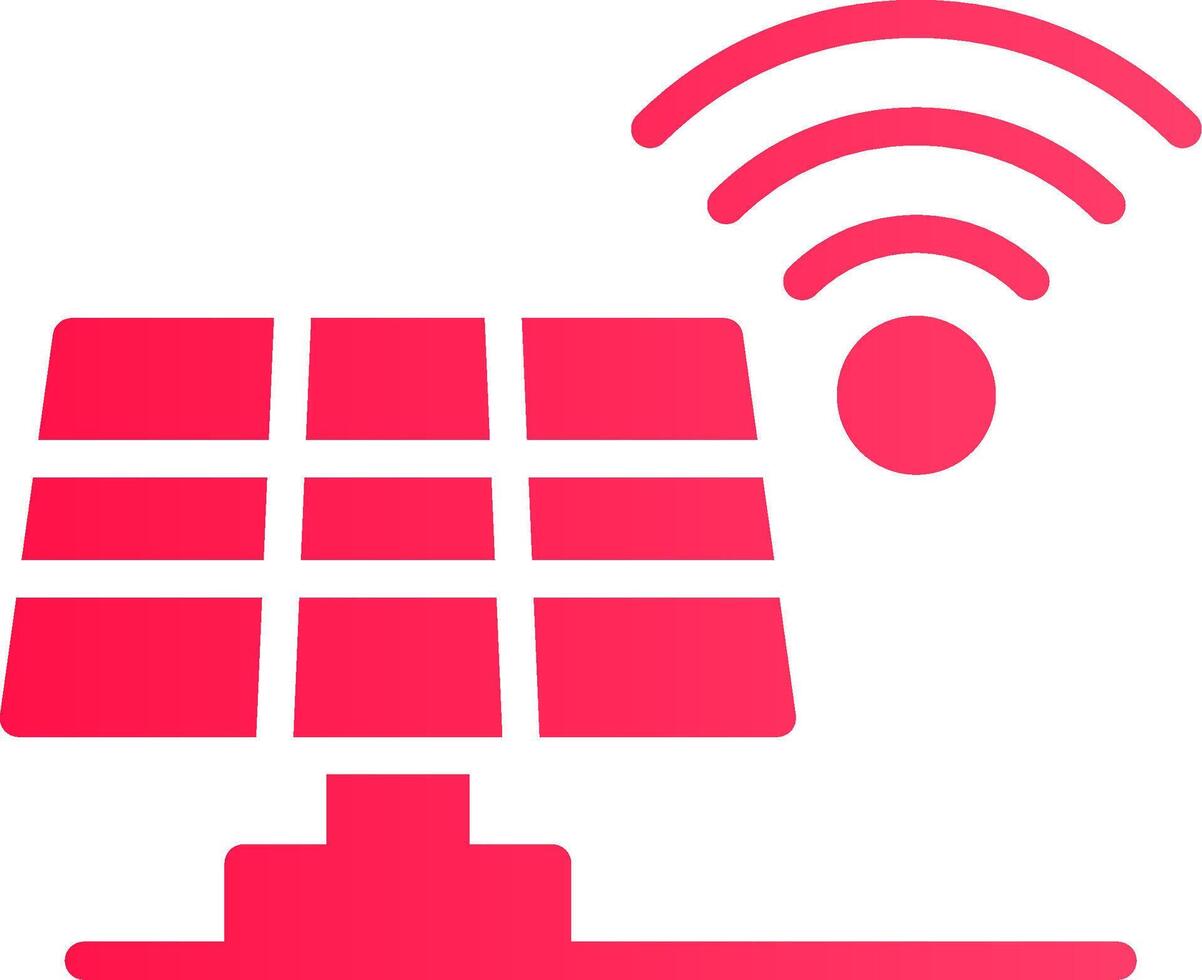 conception d'icône créative de panneau solaire vecteur