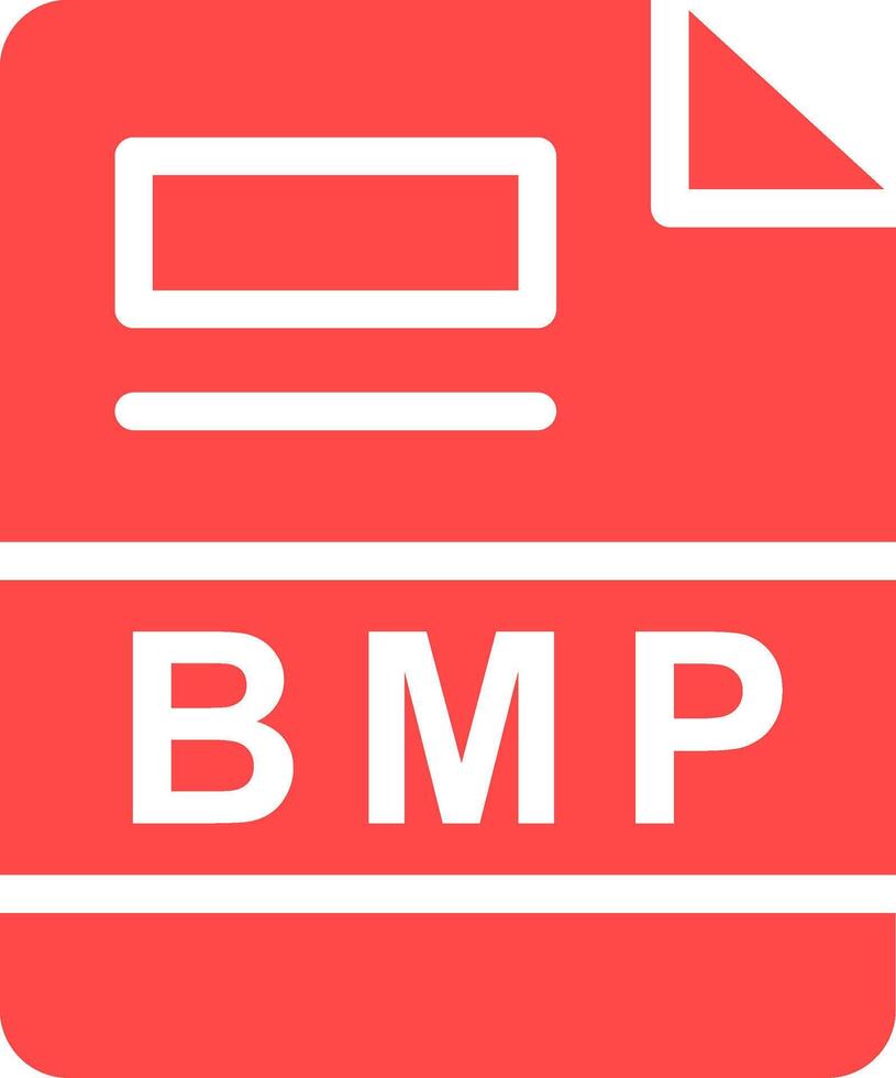 bmp Créatif icône conception vecteur
