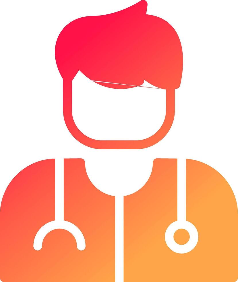 conception d'icône créative médecin vecteur
