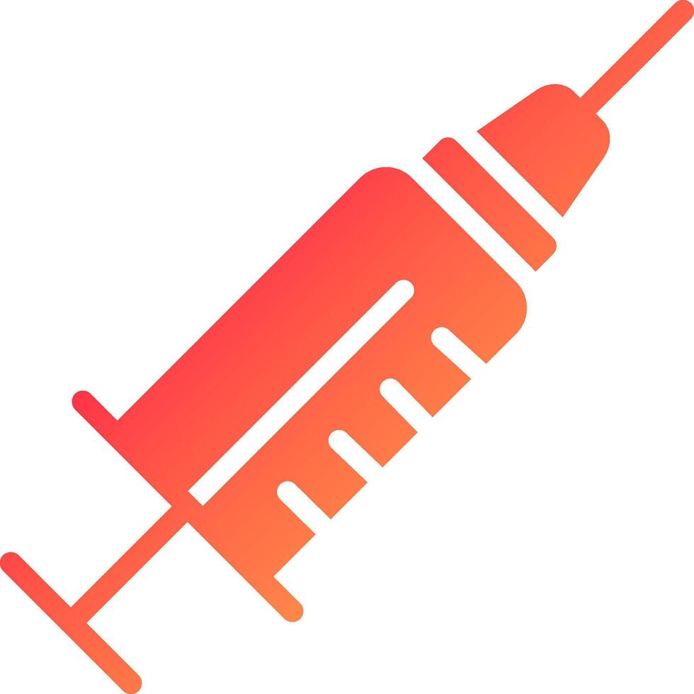 aiguille et seringue Créatif icône conception vecteur