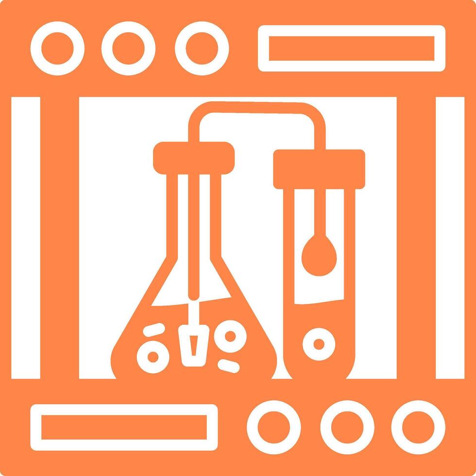 conception d'icône créative de chimie vecteur