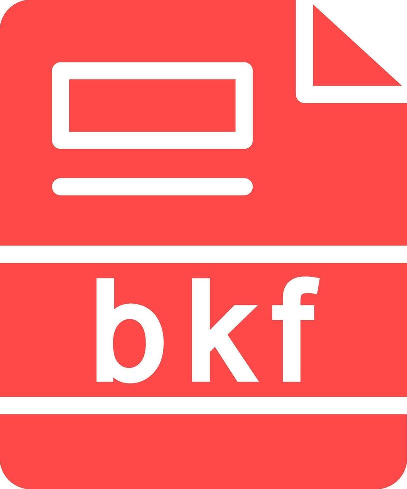 bkf Créatif icône conception vecteur