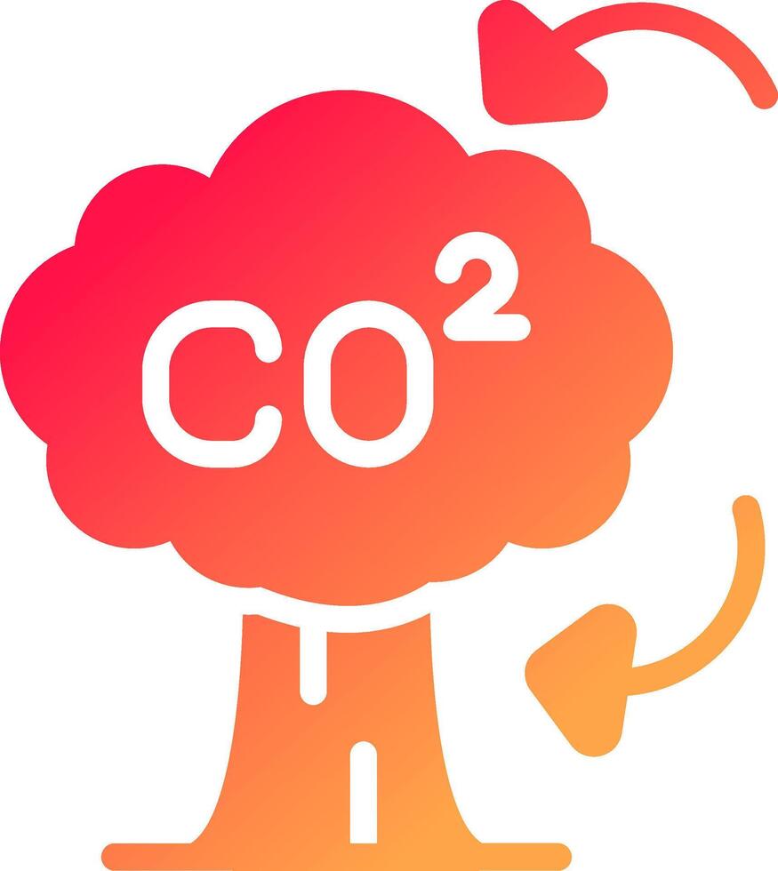 CO2 Créatif icône conception vecteur