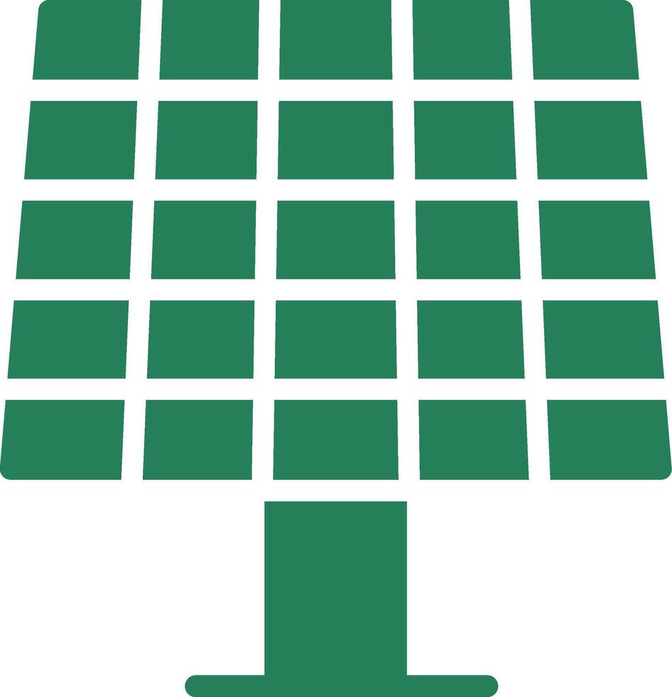 conception d'icône créative de panneau solaire vecteur