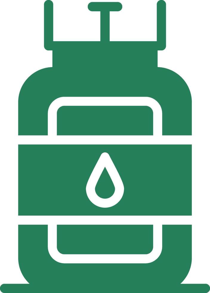 gaz cylindre Créatif icône conception vecteur