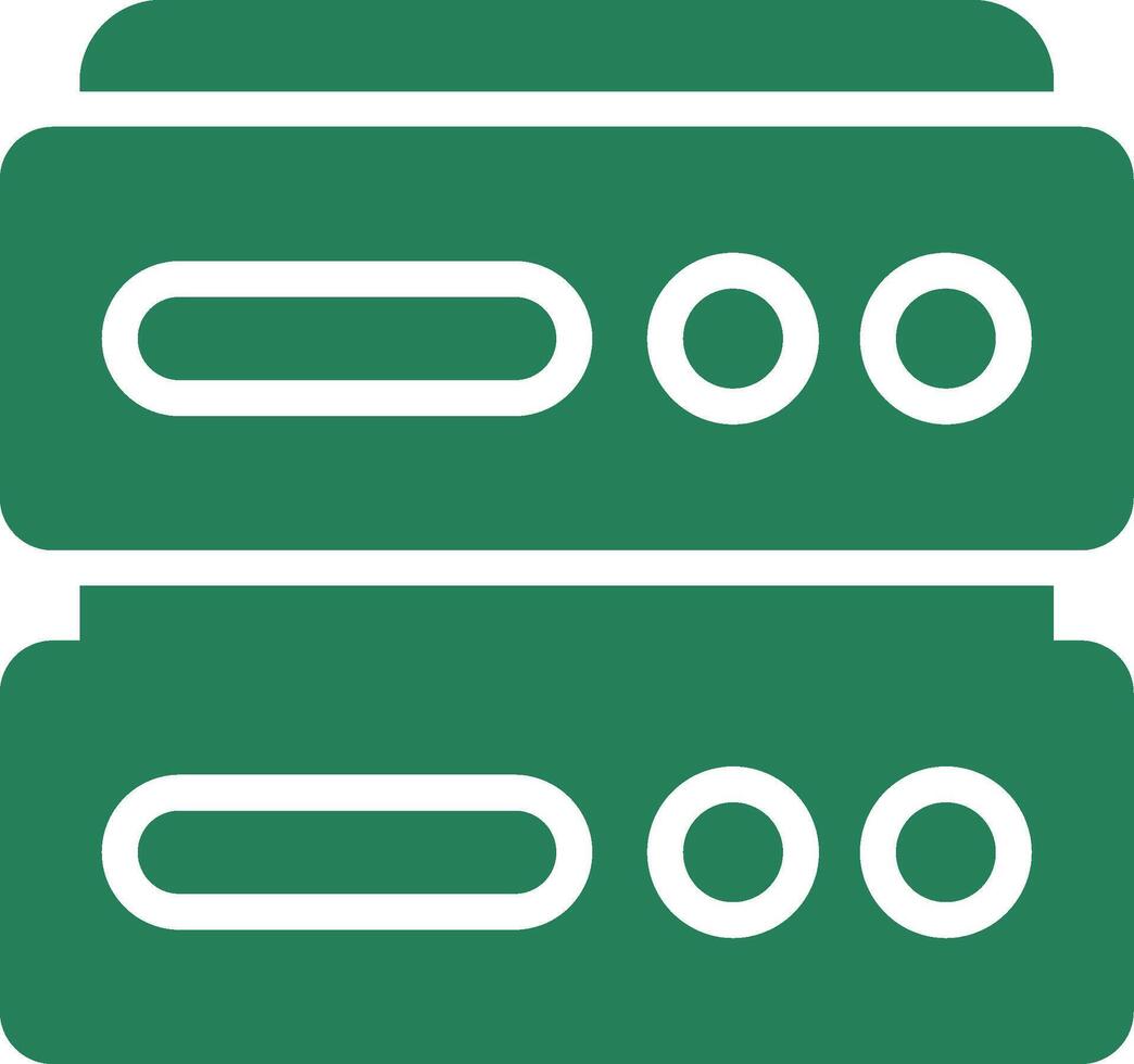 conception d'icône créative de base de données vecteur