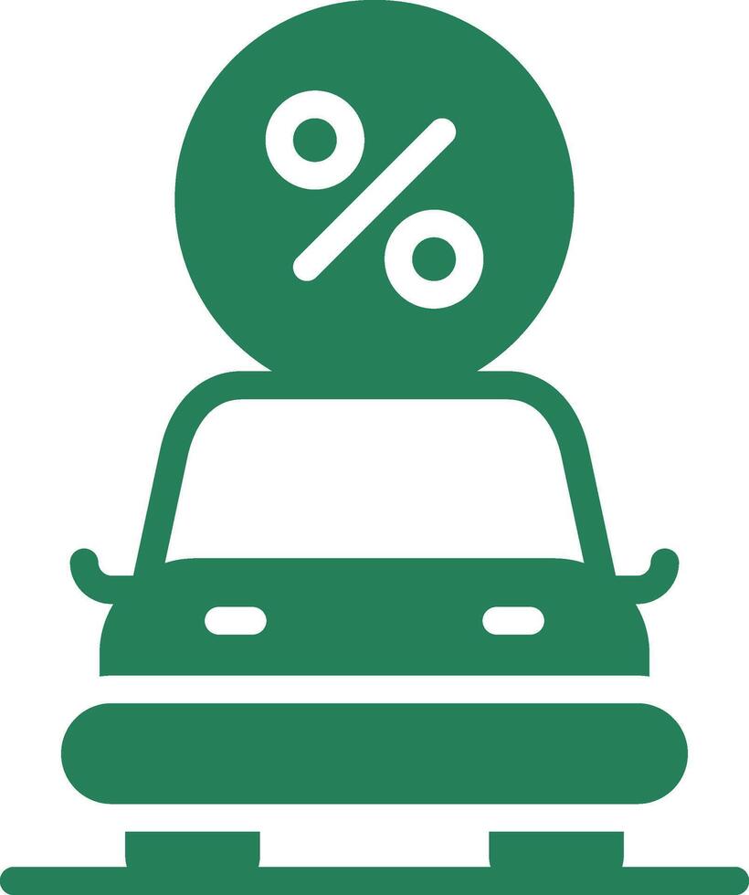 conception d'icône créative de prêt de voiture vecteur