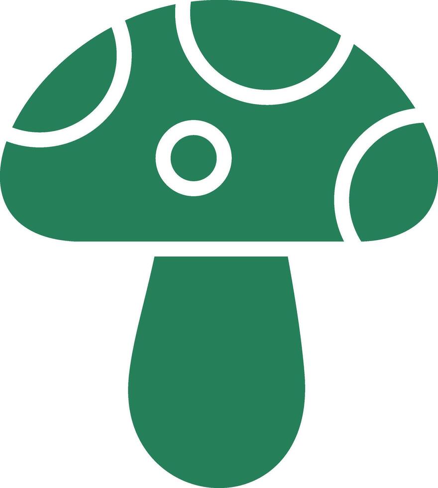 conception d'icône créative champignon vecteur