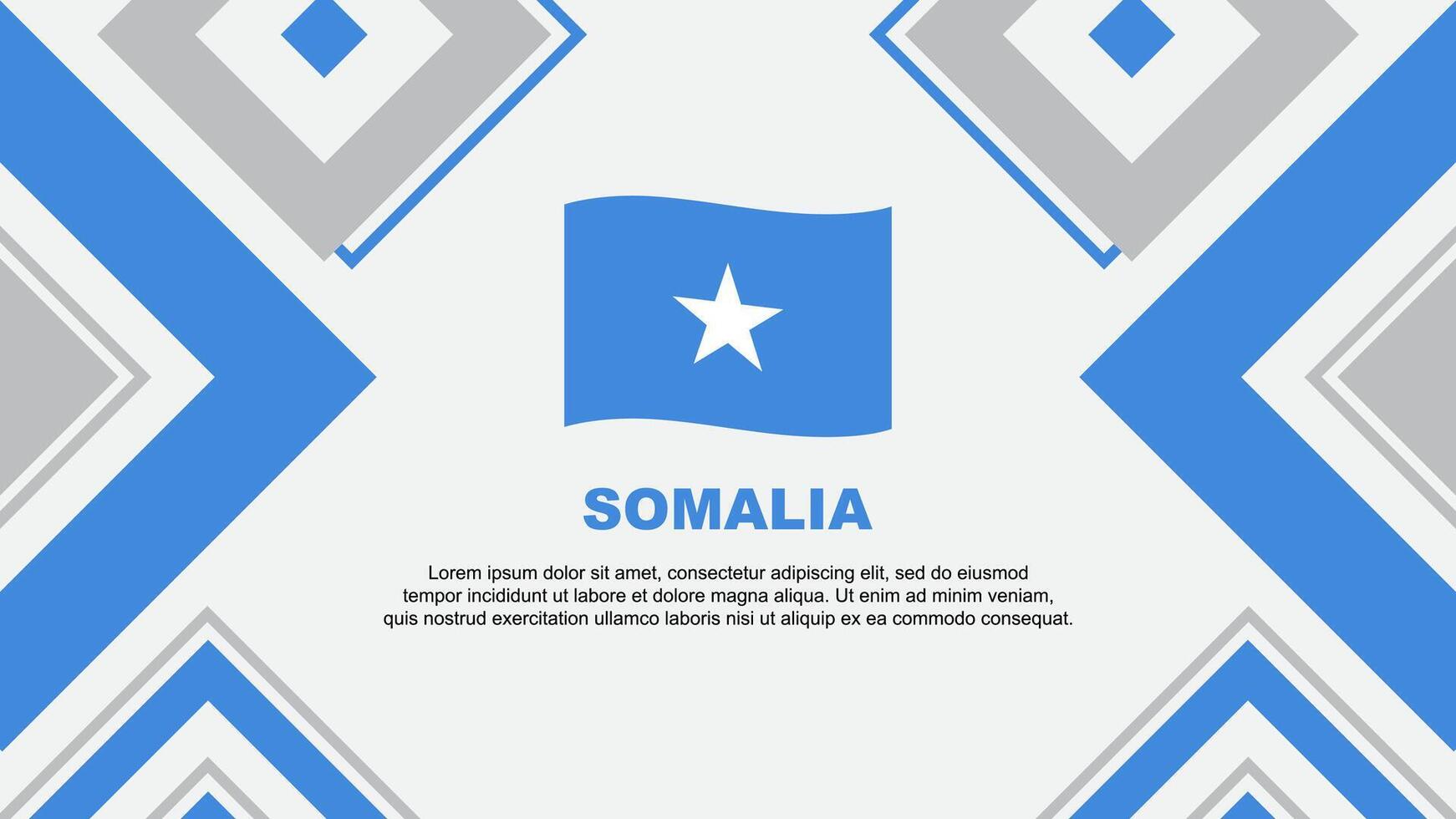 Somalie drapeau abstrait Contexte conception modèle. Somalie indépendance journée bannière fond d'écran vecteur illustration. Somalie indépendance journée