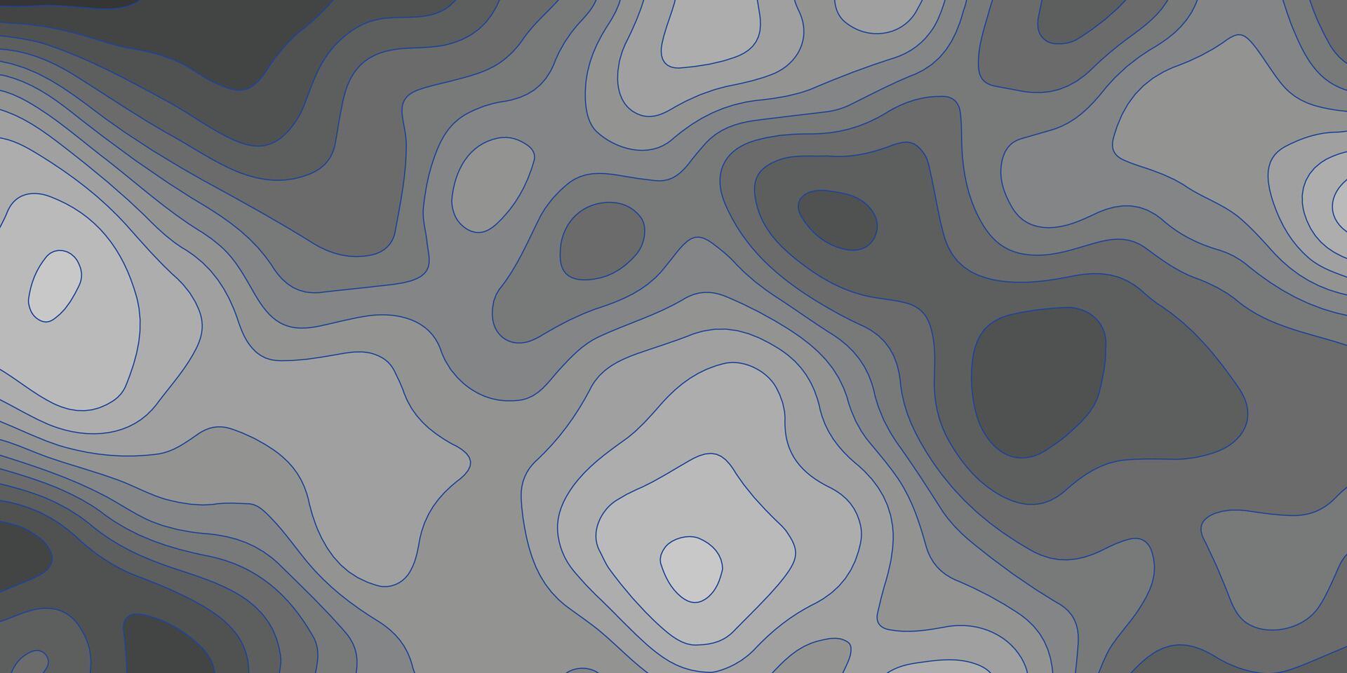abstrait bleu Contexte avec cercles lignes. modèle avec lignes. topographique carte sans couture modèle. abstrait papercut vecteur Contexte.