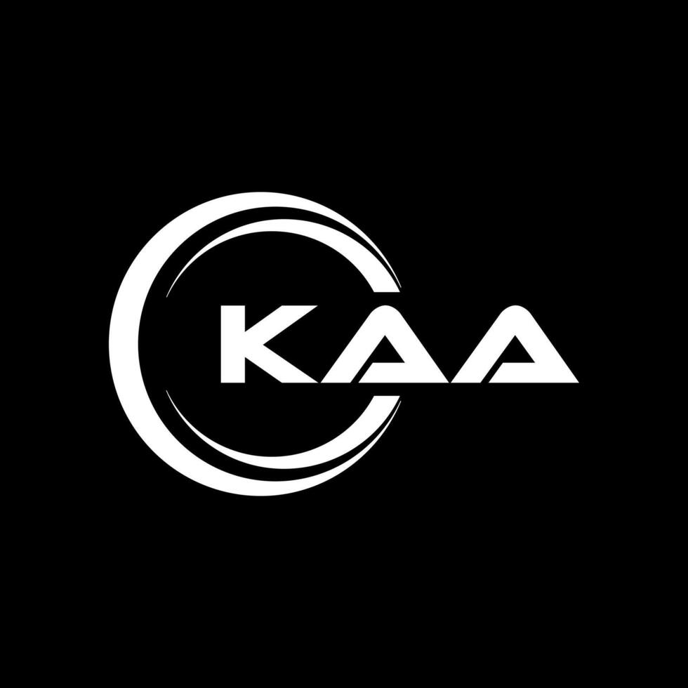 kaa lettre logo conception, inspiration pour une unique identité. moderne élégance et Créatif conception. filigrane votre Succès avec le frappant cette logo. vecteur