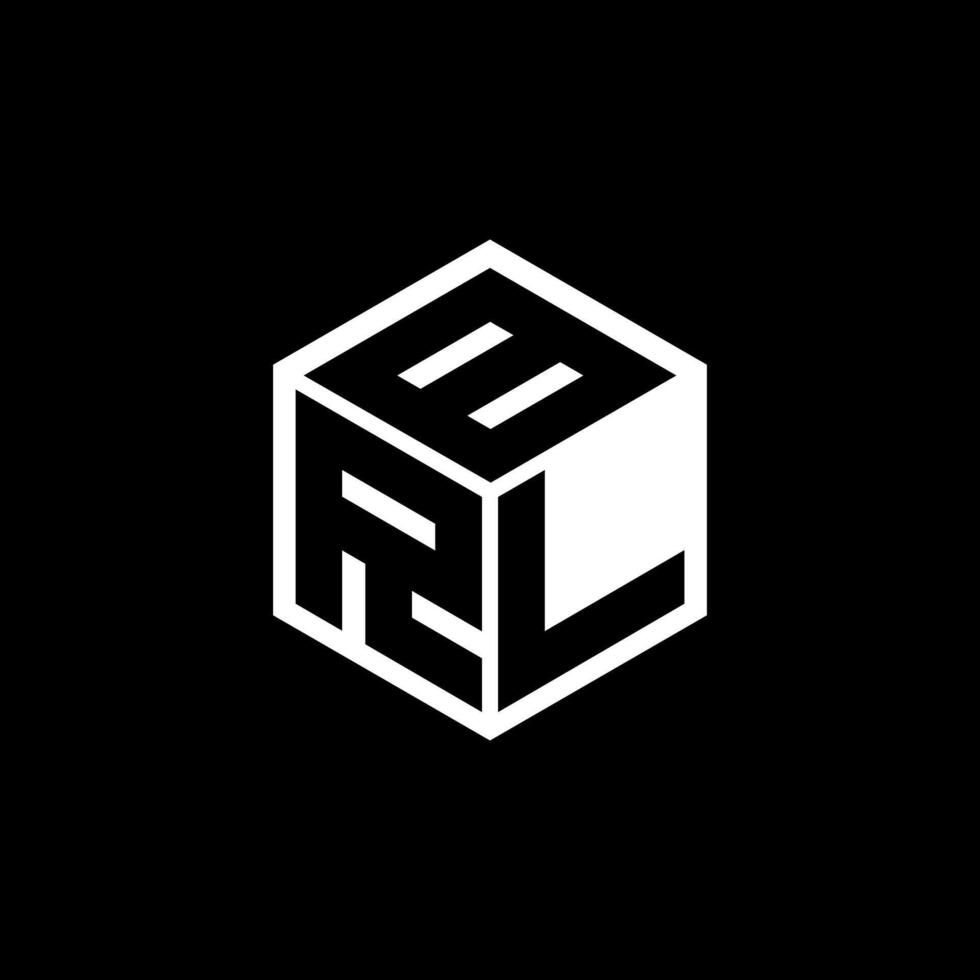 RLB lettre logo conception, inspiration pour une unique identité. moderne élégance et Créatif conception. filigrane votre Succès avec le frappant cette logo. vecteur