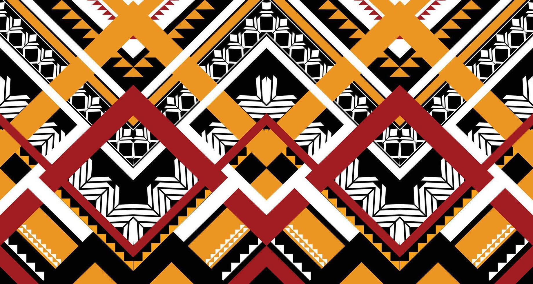 vecteur de motif ethnique géométrique. motif rayé et bohème motif africain, américain, mexicain, aztèque occidental. conçu pour l'arrière-plan, le papier peint, l'impression, la moquette, l'emballage, la tuile, l'illustratoin batik.vector.