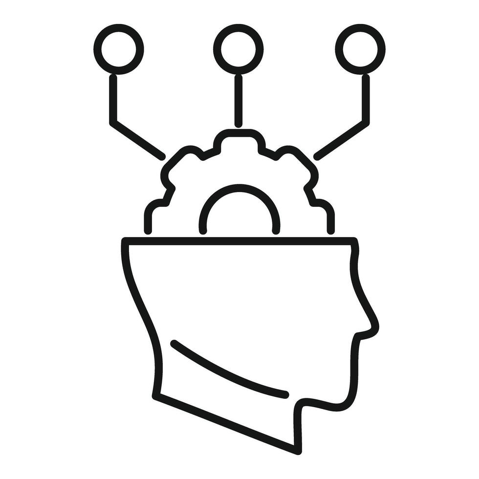 équipement plan bien-être icône contour vecteur. factuel plan raison vecteur