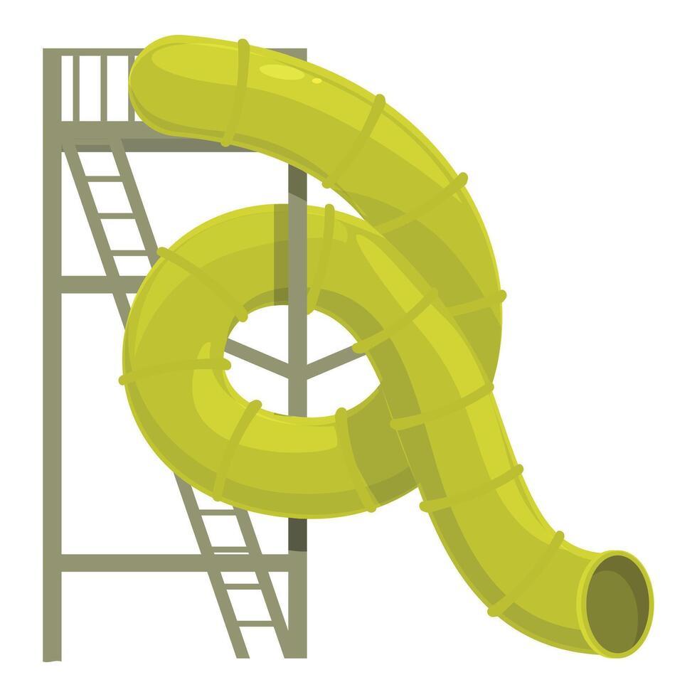 vert citron vert tube icône dessin animé vecteur. aquatique été amusement vecteur