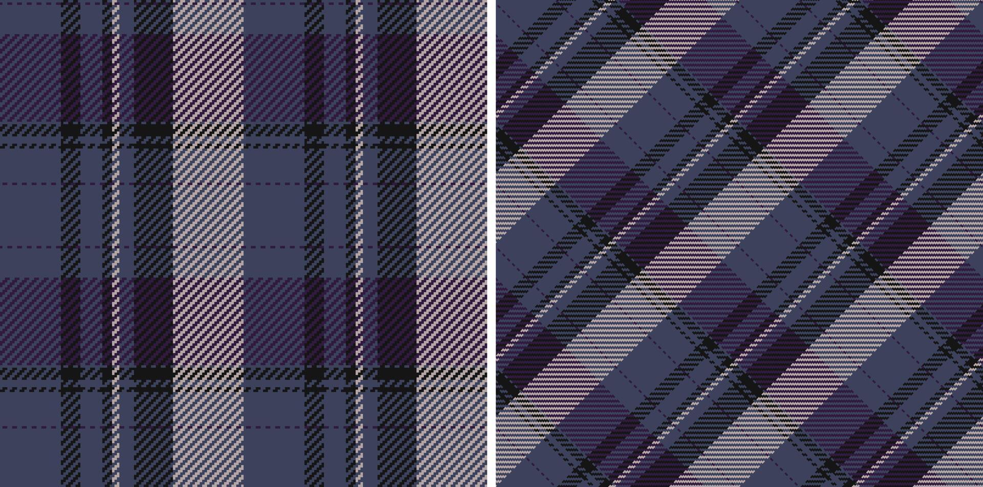 Contexte en tissu textile de plaid texture vérifier avec une vecteur tartan sans couture modèle.