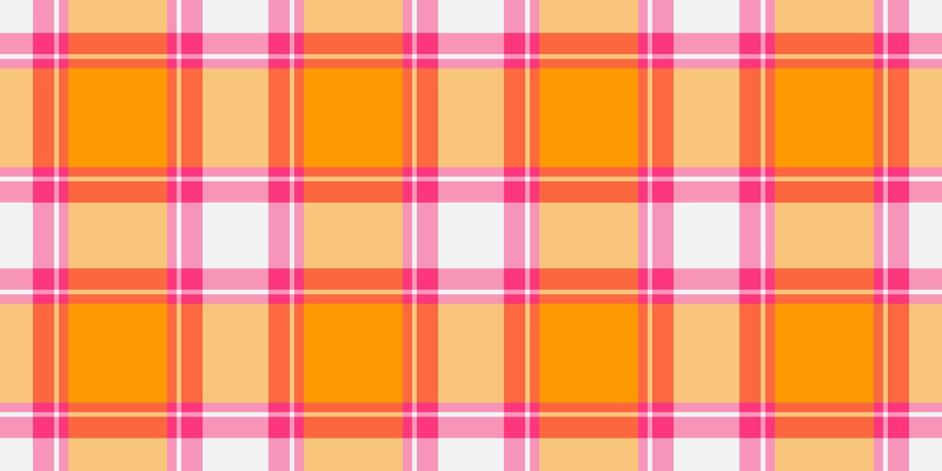 Noël sans couture Contexte textile, bébé en tissu vérifier modèle. vérification plaid tartan vecteur texture dans rose et rouge couleurs.