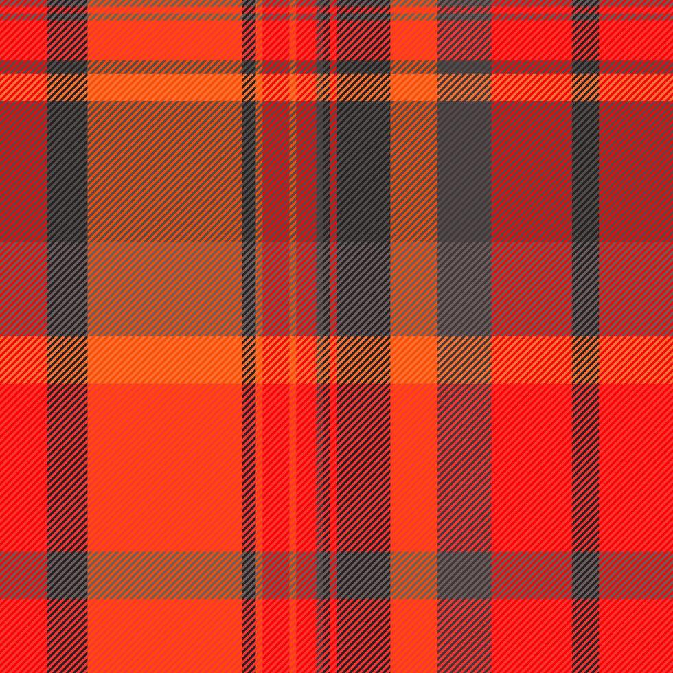 conception sans couture textile arrière-plan, géométrique texture vecteur tartan. saison vérifier en tissu modèle plaid dans rouge et brillant couleurs.