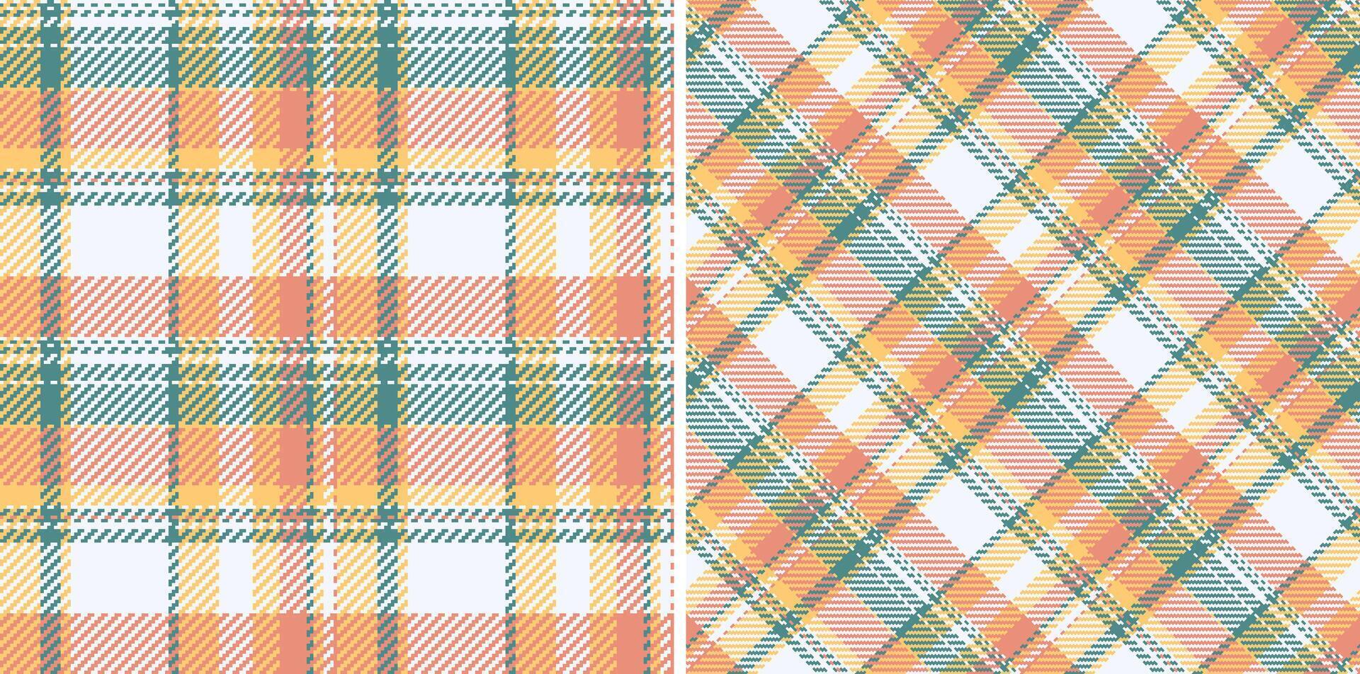 en tissu texture Contexte de textile vecteur tartan avec une plaid modèle sans couture vérifier. ensemble dans été couleurs pour mode conception échantillon idées.