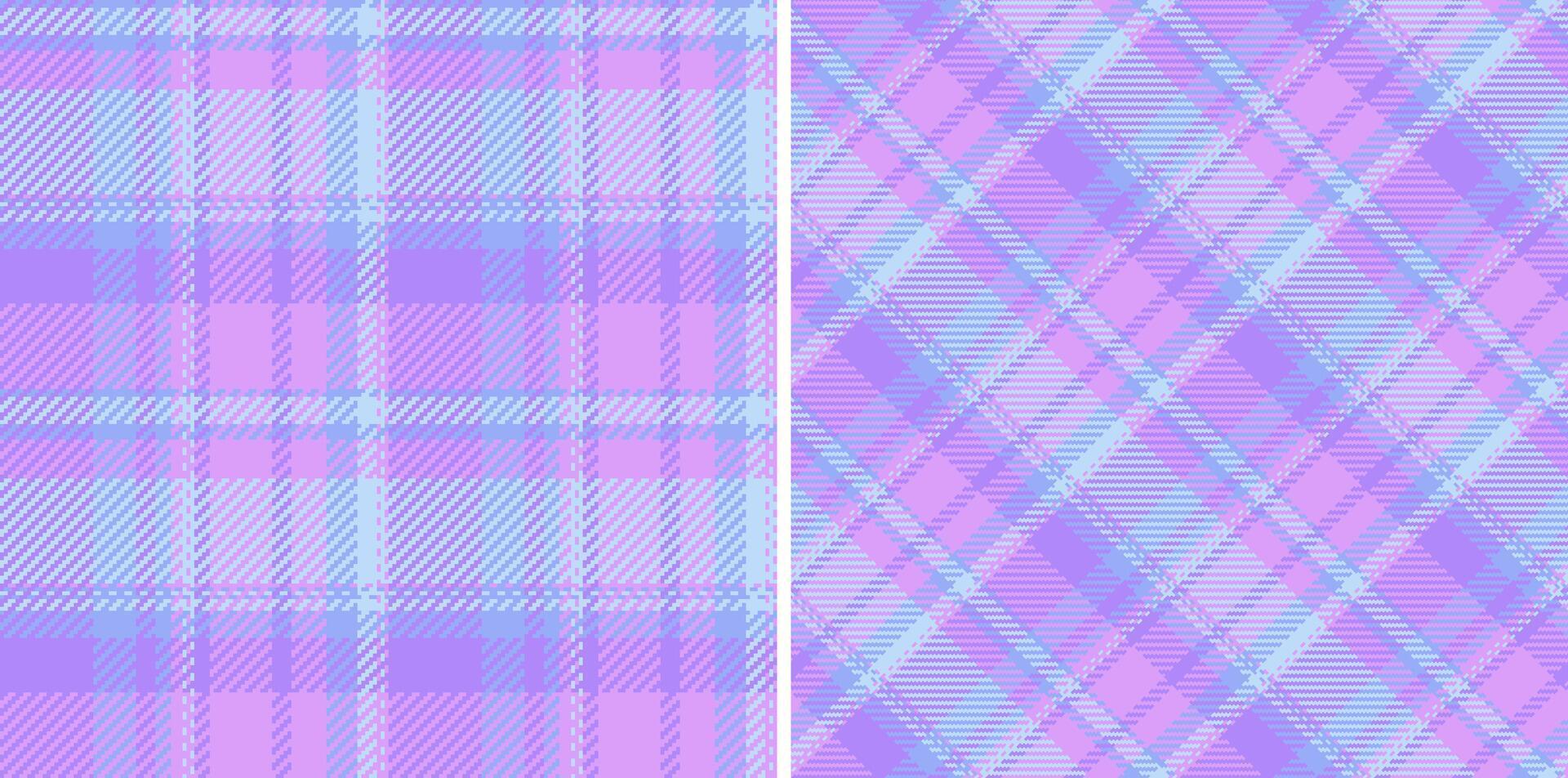 vérifier en tissu modèle de texture vecteur textile avec une plaid tartan Contexte transparent. ensemble dans lumière couleurs de désordonné Bande art.