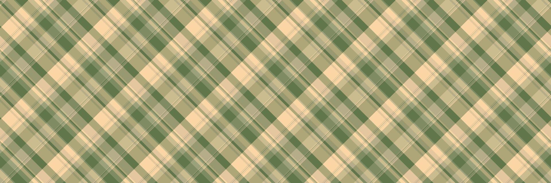 bande modèle en tissu arrière-plan, été sans couture textile plaid. à l'échelle mondiale vecteur tartan texture vérifier dans pastel et Jaune couleurs.