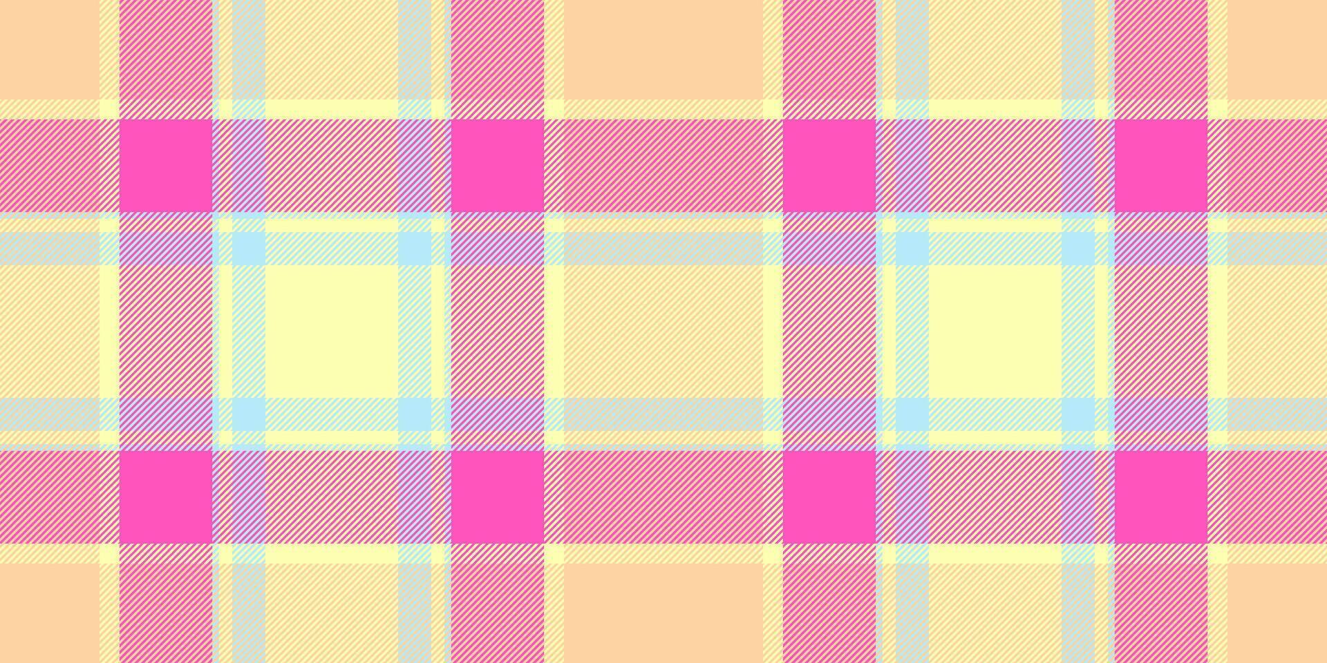 écharpe en tissu modèle texture, usine Contexte tartan textile. Inde vérifier plaid sans couture vecteur dans lumière et Orange couleurs.