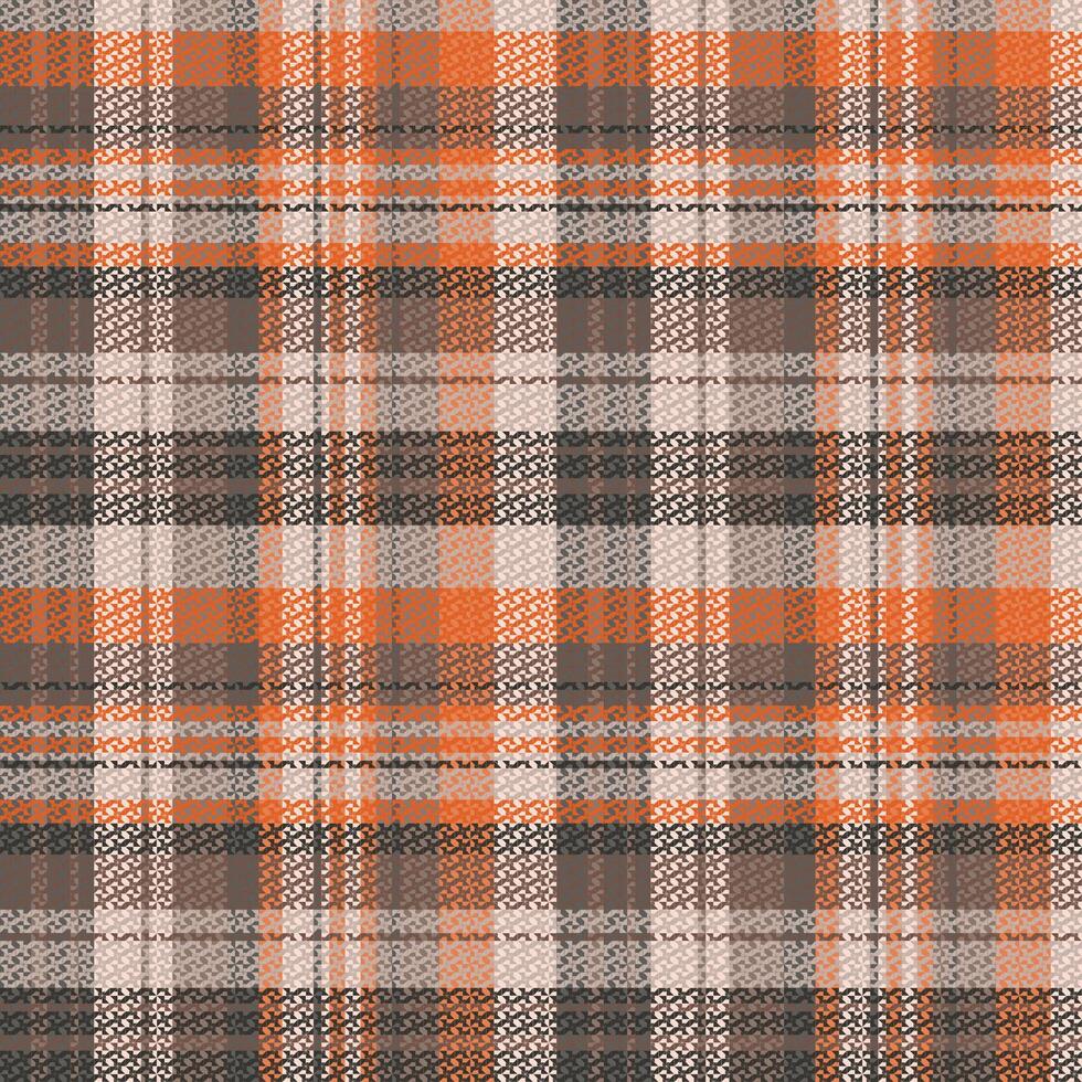 motif à carreaux tartan avec texture et couleur chaude. vecteur