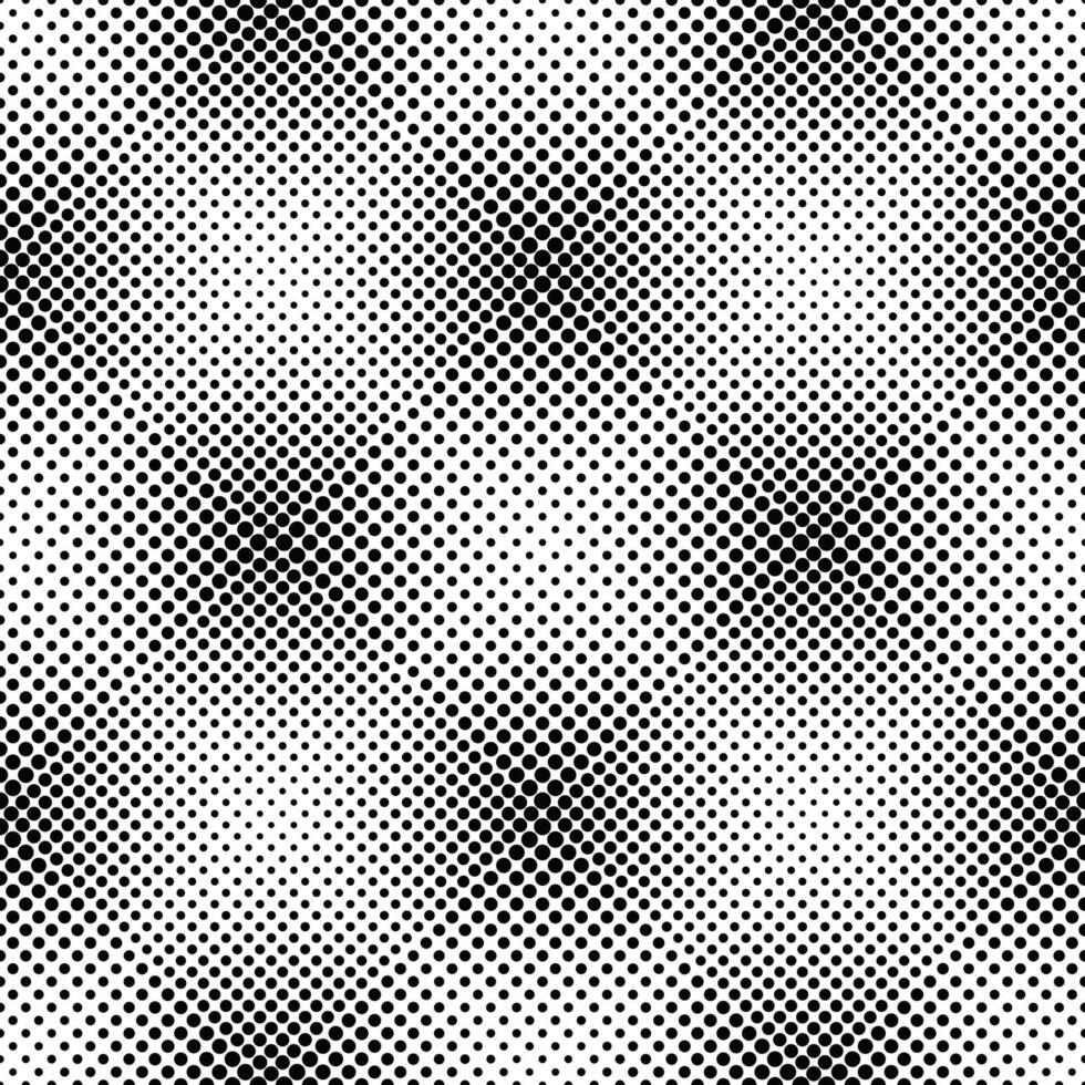 monochrome géométrique sans couture cercle modèle Contexte - abstrait noir et blanc vecteur graphique