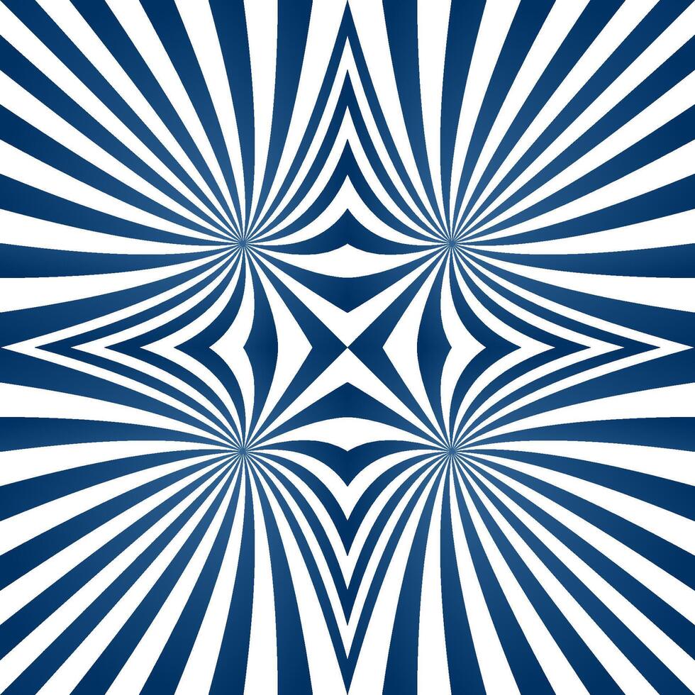 bleu ordinateur généré hypnotique incurvé Bande Contexte vecteur