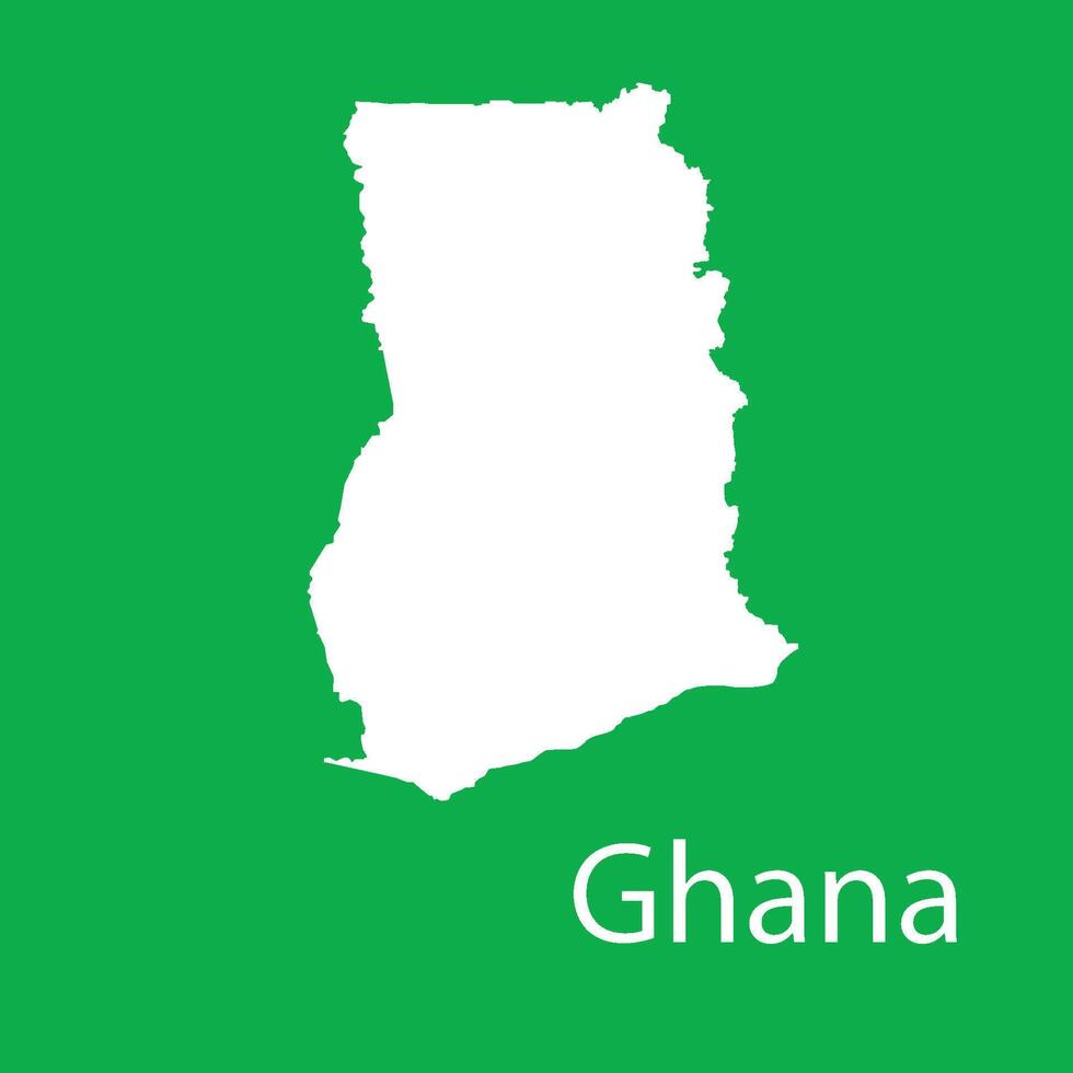 Ghana carte icône vecteur