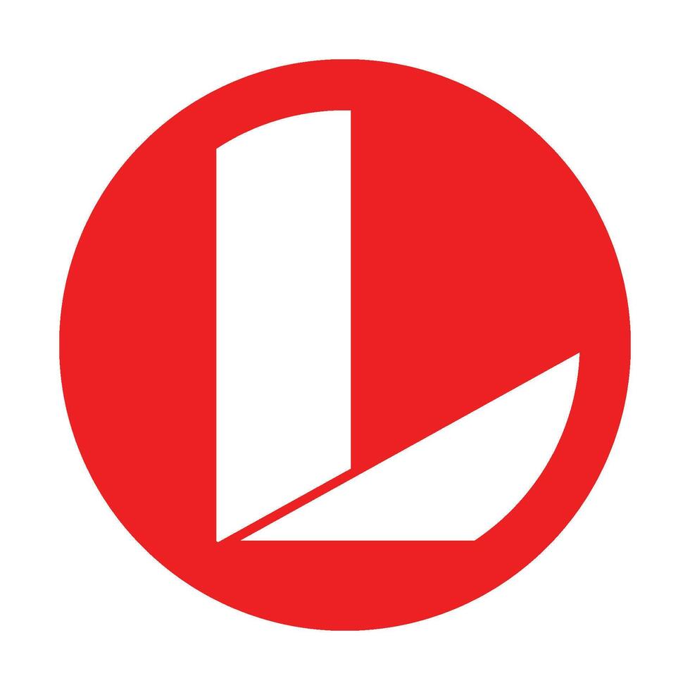 l lettre logo vecteur