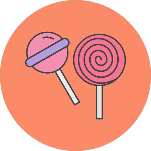 icône de bonbons vecteur