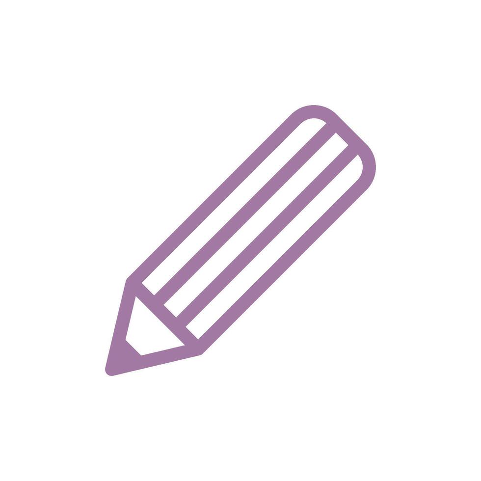 crayon icône vecteur modèle illustration branché conception