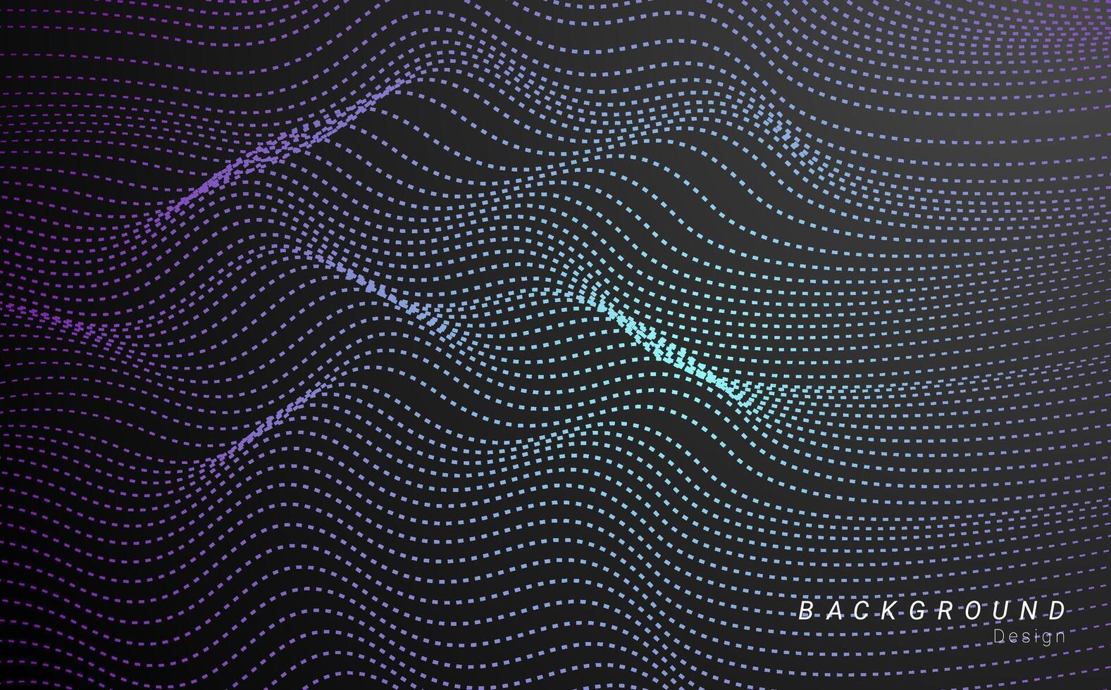 abstrait onde sonore futuriste violet noir vecteur Contexte conception
