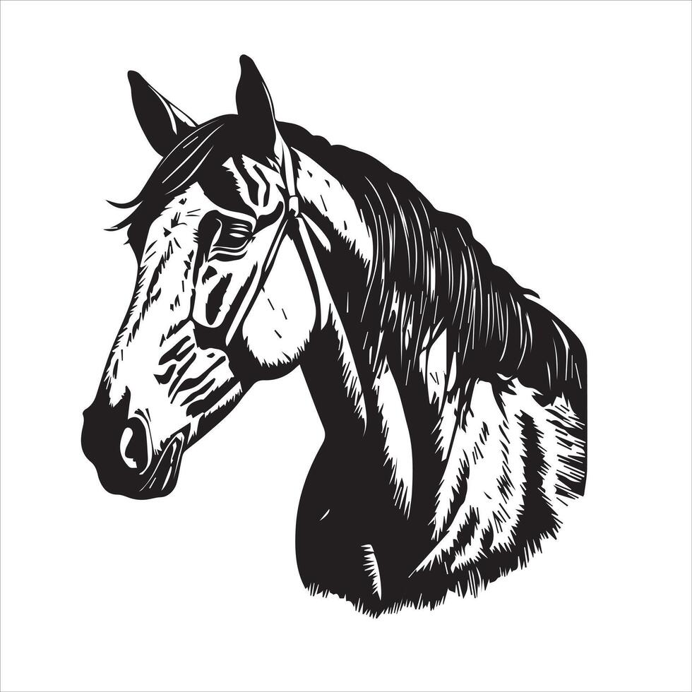 cheval silhouette animal logo noir les chevaux graphique vecteur illustration