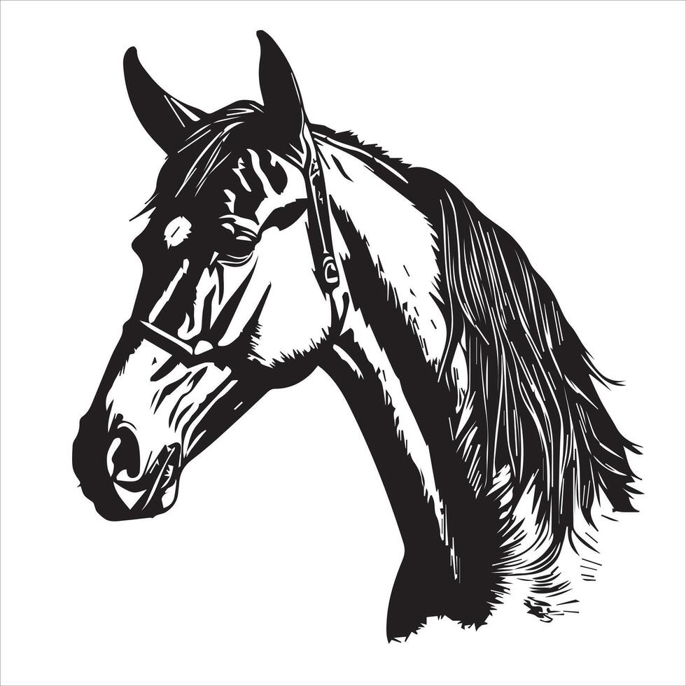 cheval silhouette animal logo noir les chevaux graphique vecteur illustration